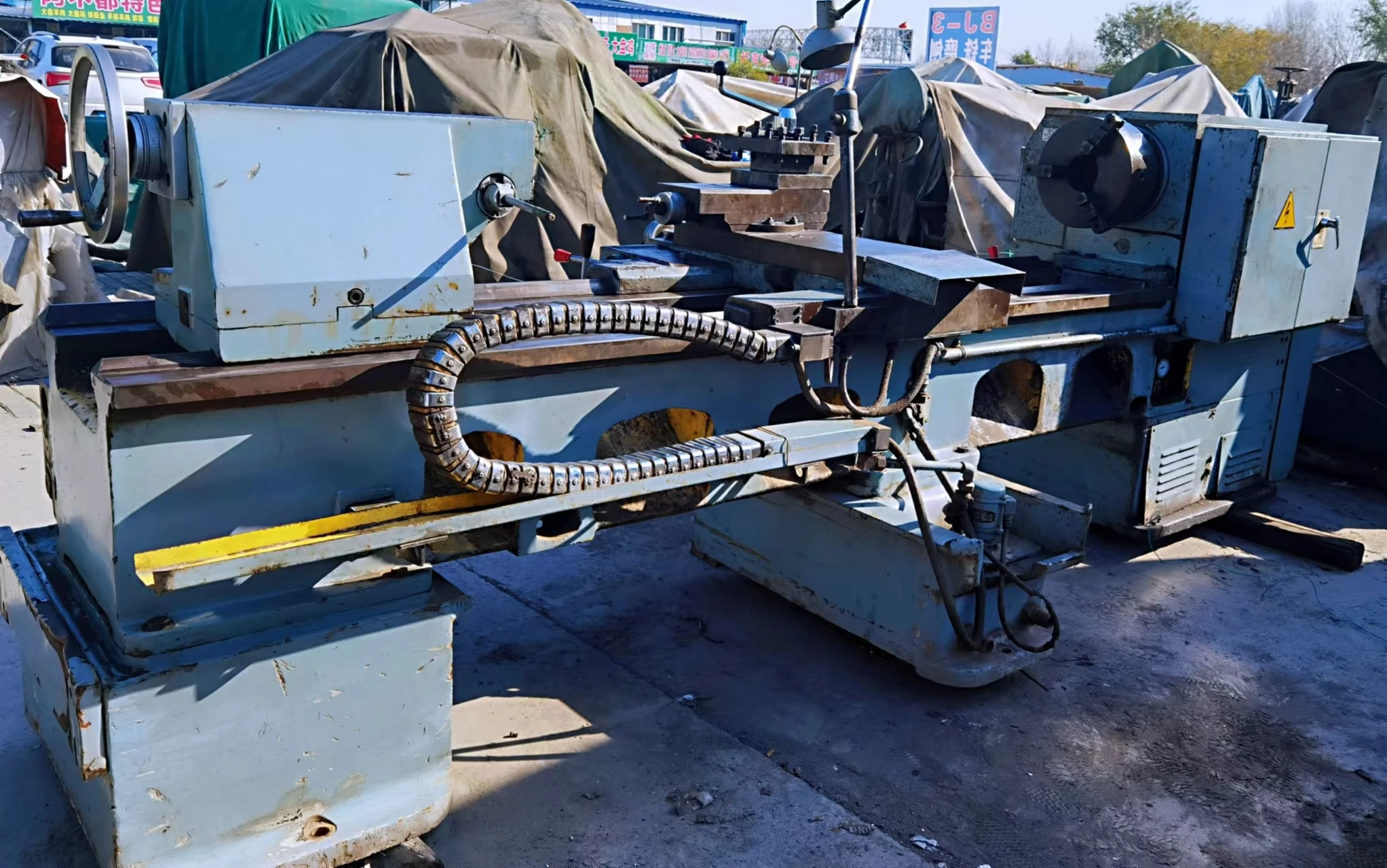 Collegamento orizzontale usato Cw6163b per tornio manuale in metallo ad alta precisione in acciaio