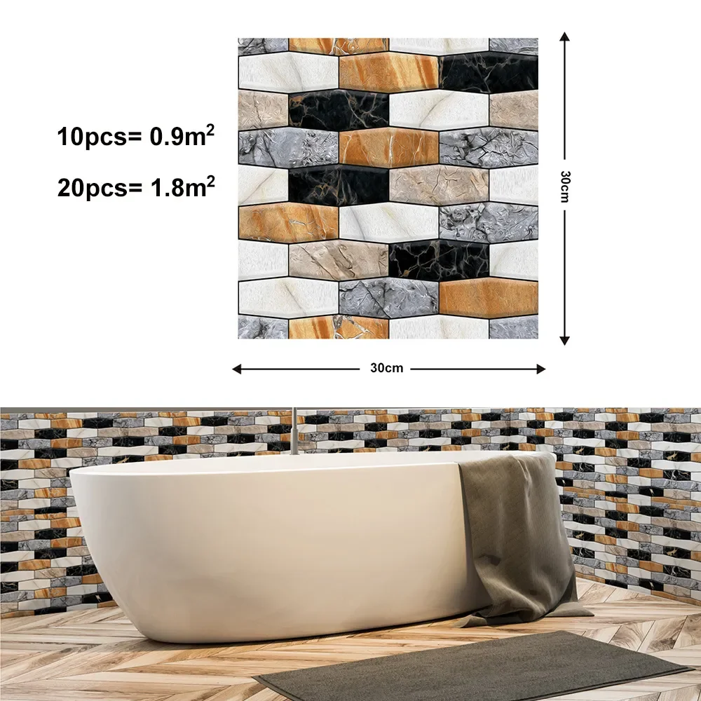 

3D Wall Self-Adhesive Sticker Wallpaper PVC Imitation Brick Panel Self-adhesive Wall Sticker Pegatinas De Pared for Living Room