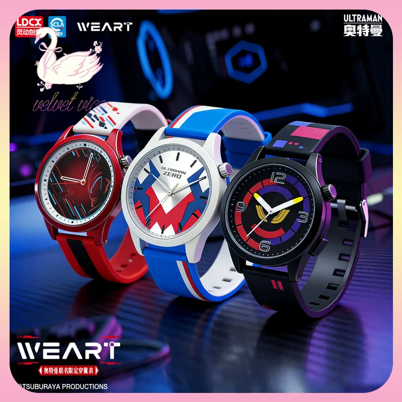 

Original Ldcx Ultraman Weart 60th Anniversary Series Wrist Watch Blind Box Zero Anime Peripheral Watch Collect Toys Boys Gifts