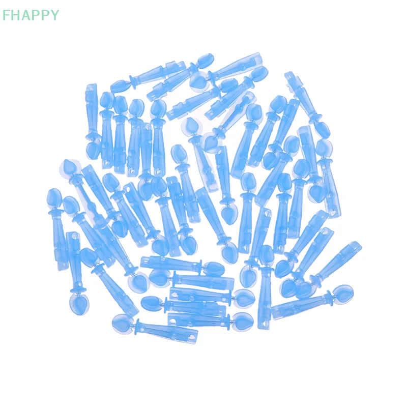 50Pcs 26g Disposable Soft Blood Glucose Medical Collecting Lancet Needles Diabetes Testing