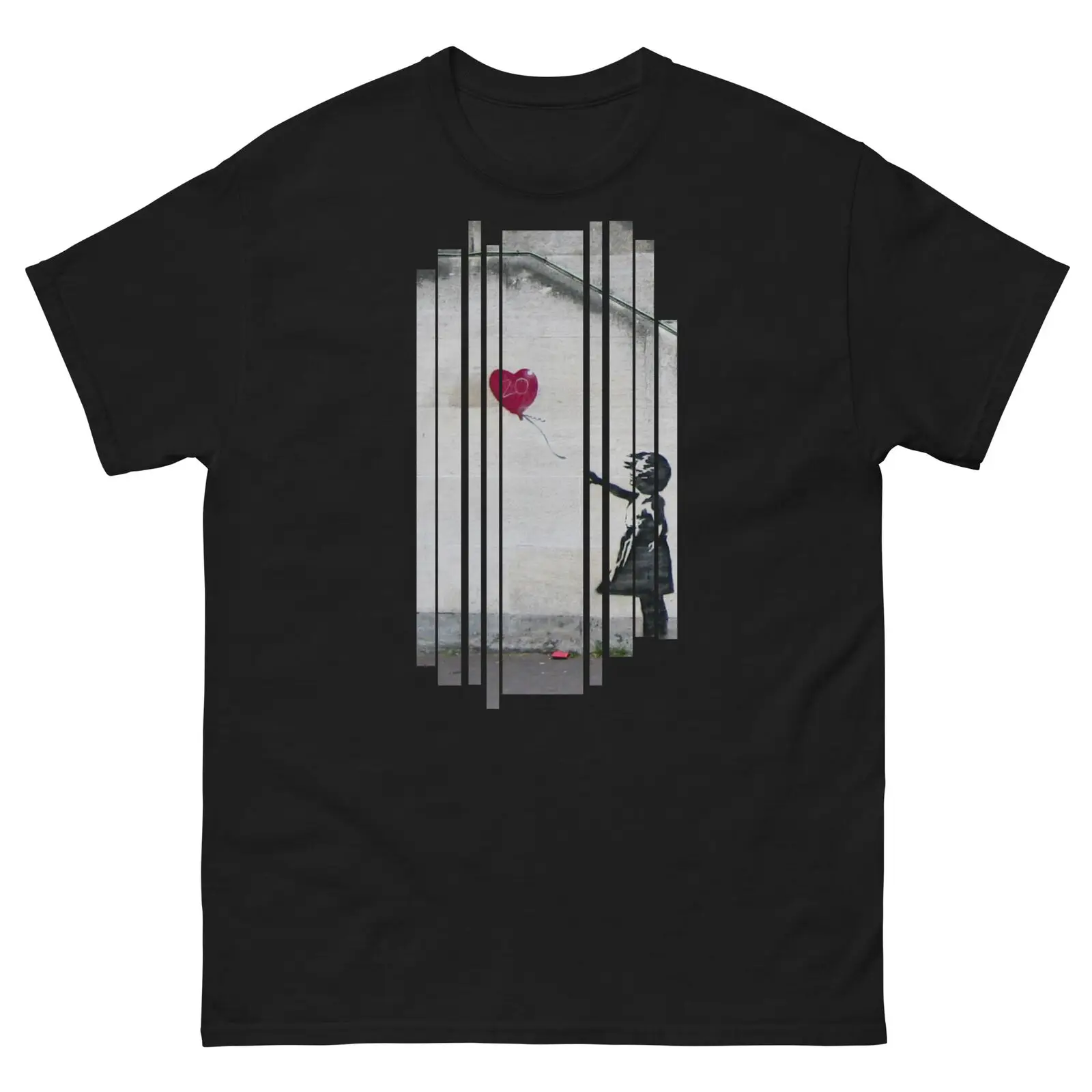 Banksy - Street Art Streetwear Design - Girl With Balloon - Art Classic Tee