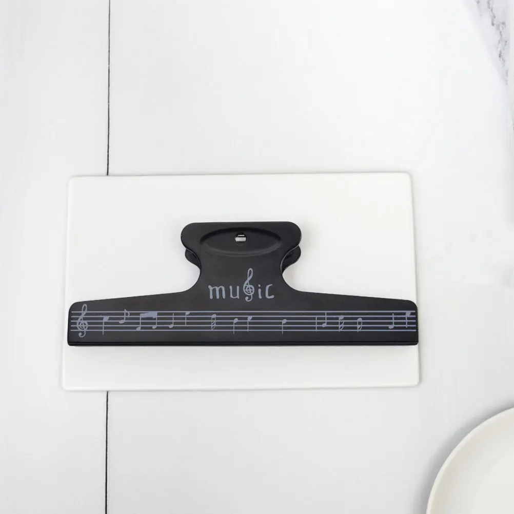 

5 Pcs Music Note Clips Portable Lightweight Sheet Music Holder Abs Plastic Book Page Fastener StaffBracket