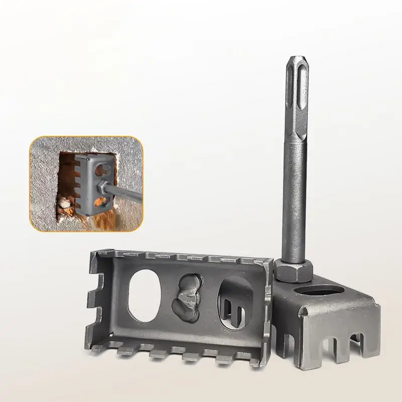 Outlet Cutter Outlet Box Cutter Precision Socket Slot Hole Saw Steel Rectangular Ergonomic For Oscillating Woodworking Sheetrock