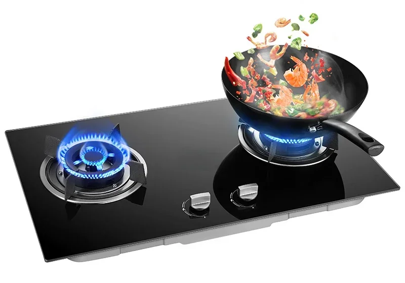 30b0 Gas Stove Double Burner Household Embedded Stove Double Burner Natural Gas Stove Bench