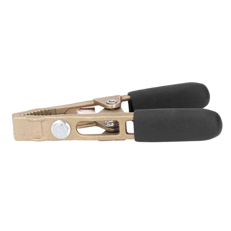 A11E-260A Welding Ground Clamp Brass Material 40Mm Opening Electric Work Clamp For Gas Shielded Welding And Steel Structures