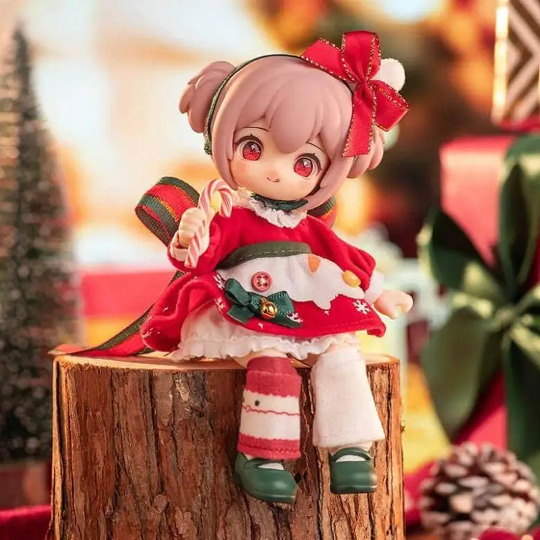 Genuino Navidad Nagi Animal jardín de infantes deseos fiesta serie Bjd muñeca de acción juguetes exquisitos figuras coleccionables de moda