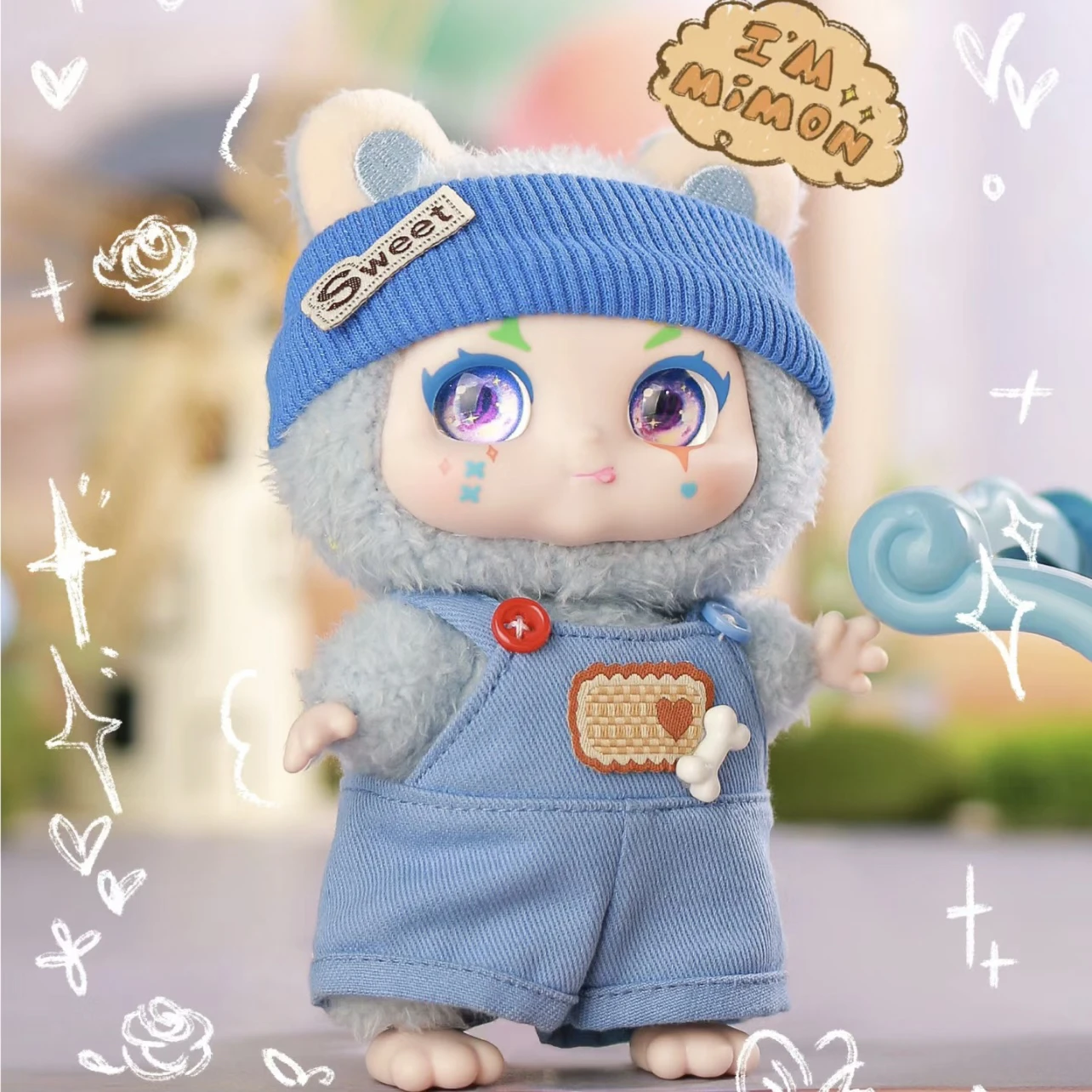 Kimmon Mimon I\'M Mimon Series Blind Box Toy Kawaii Doll Backpack Pendant Mystery Box Cute Anime Figure Kids Surprise Gifts