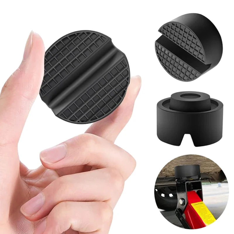 Jack Pad Anti-slip Rail Adapter Rubber Support Block Heavy Duty Car Lift Tool Accessories Universal Car Jack Rubber Pads