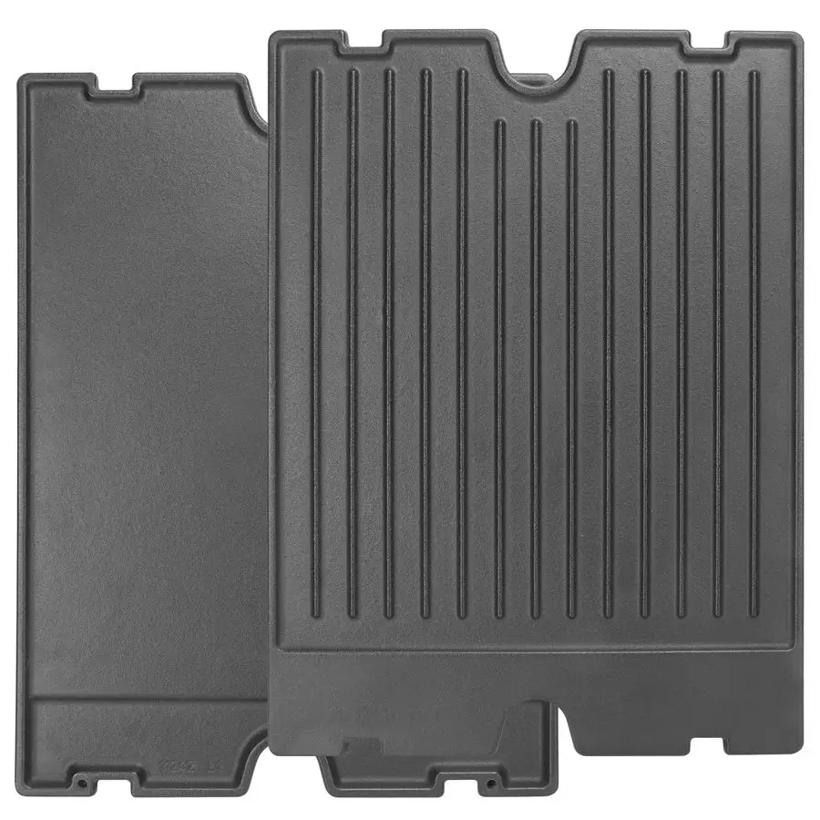 

Reversible 17.48 x 12.48 PreSeasoned 11242 Cast Iron Griddle for Broil King Baron, Crown, Crown Pellet Series Grill, Flat Griddl