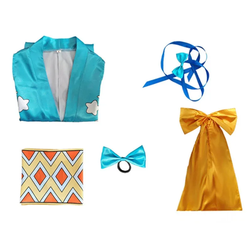 AA 1 Bear House Costume Anime Nami Cosplay Costumes Wig Sleeveless Clothing Side Slit Miniskirt fo w1a2t New 2025