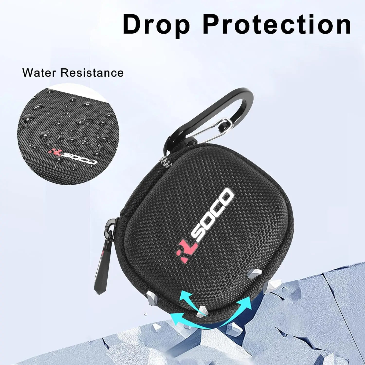Picture 6: Case for Samsung Galaxy Buds 3 Pro - RLSOCO Hard Case for Samsung Galaxy Buds 3 Pro/Galaxy Buds 3 AI True Wireless Bluetooth bag