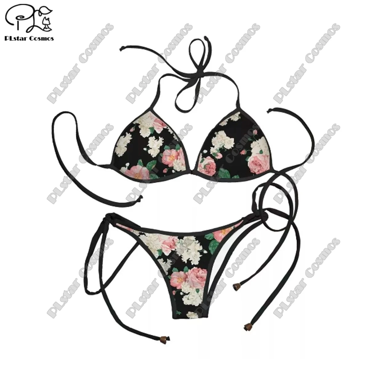 PLstar Cosmos Bikini 2 pezzi Bikini 3D All Over stampato estate donna Bikini costumi da bagno donna costume da bagno Sexy Bikini set 2