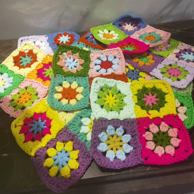 Original Vintage Pure Handmade Pastoral European Style Pastoral Coaster Meal Mat Pot Mat Clothing Patch 15CM 10PCS/LOT