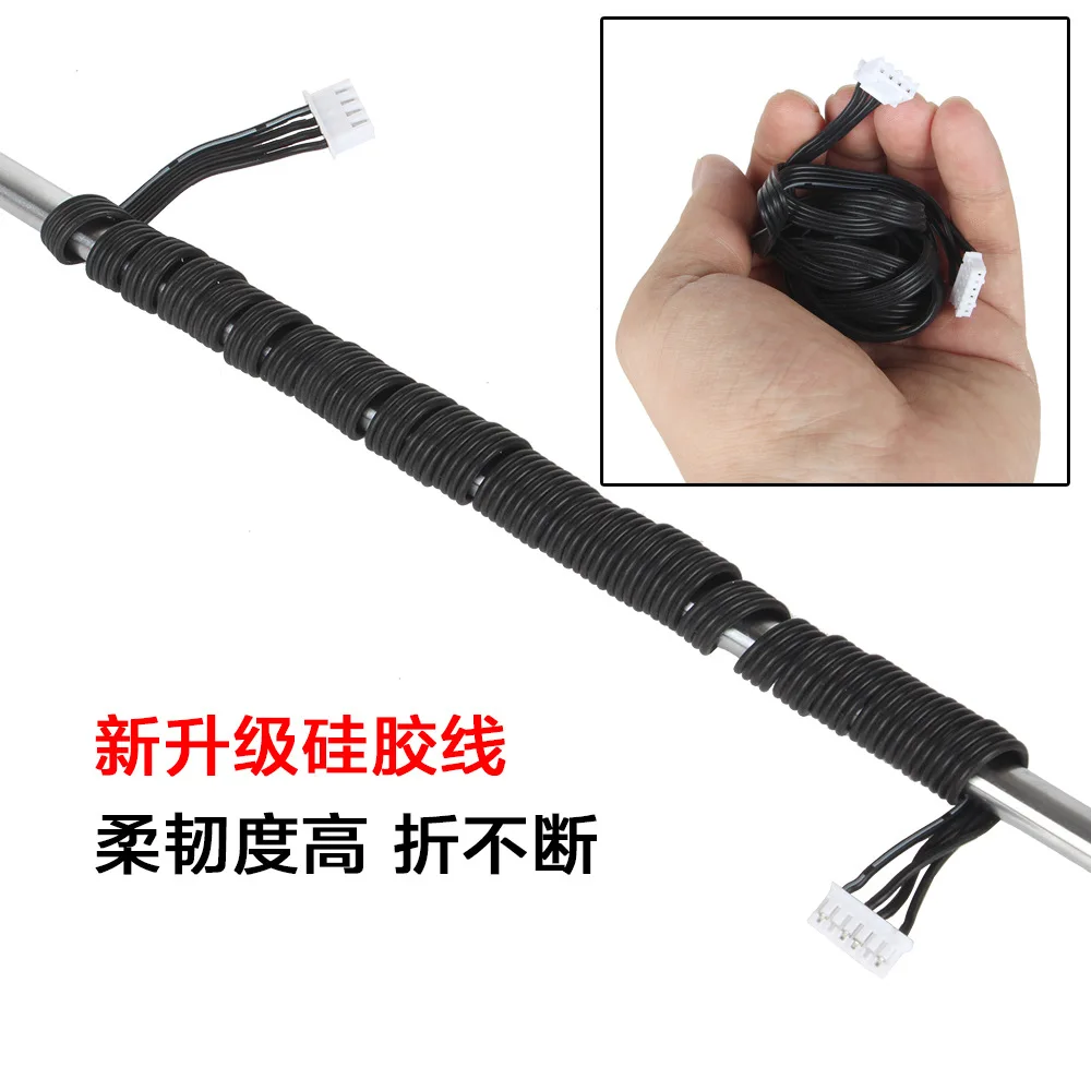 Cable de Motor paso a paso de 4 cables para impresora 3D, Cable de silicona Extra suave y resistente al pliegue, Cable de extensión de Motor de 1 metro de 4p a 6 pines