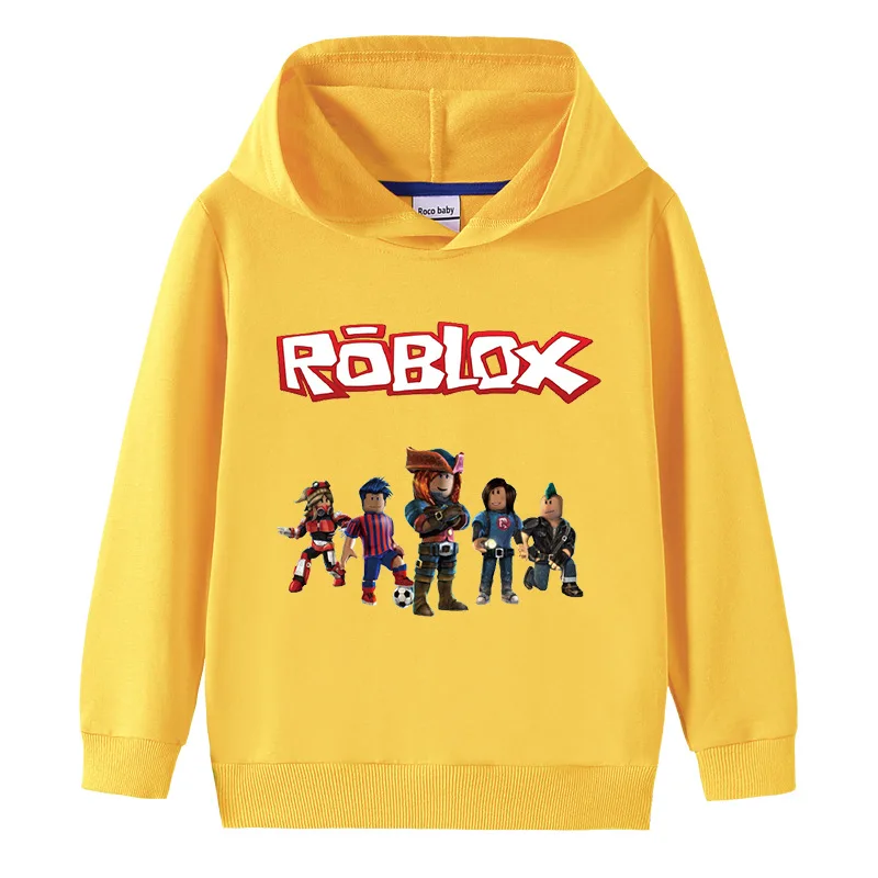 Robloxing Cartoon Anime Children Costume Spring Hoodie Kids Clothes Funny Haruno Sakura Hoodies for Teen Girls Baby Sweatshirt