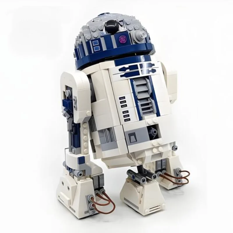 Großer Ausverkauf: Star Interstellar Conflict C-3PO Bausatz R2D2 Roboter-Bausteine Puzzle-Modell Spielzeug für Geburtstags- und Halloween-Geschenke