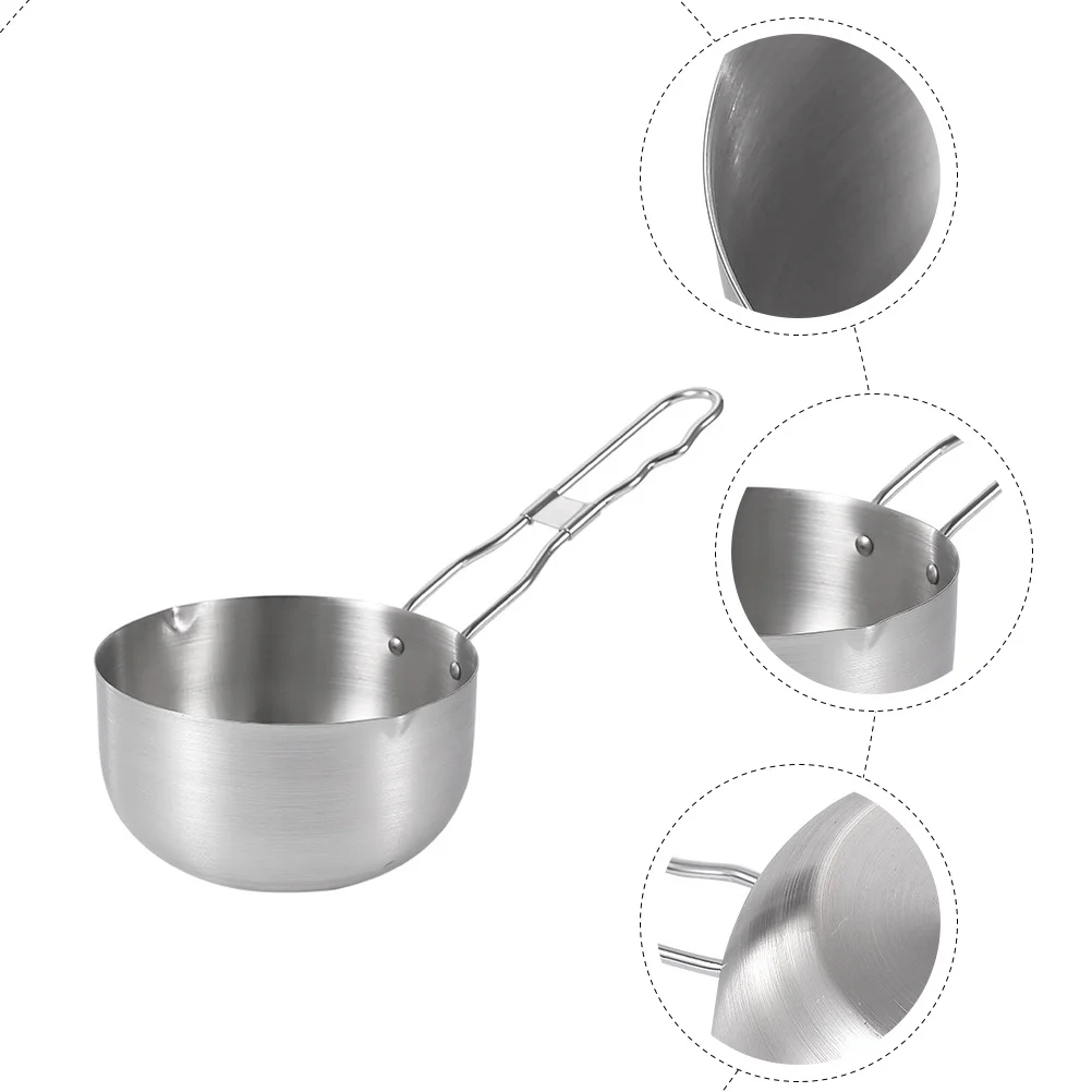 

Stainless Steel Sauce Pan Professional Multi-Function Stew Pot Home Kitchen Accessory Wear-Resistant Convenient Sauce Pot