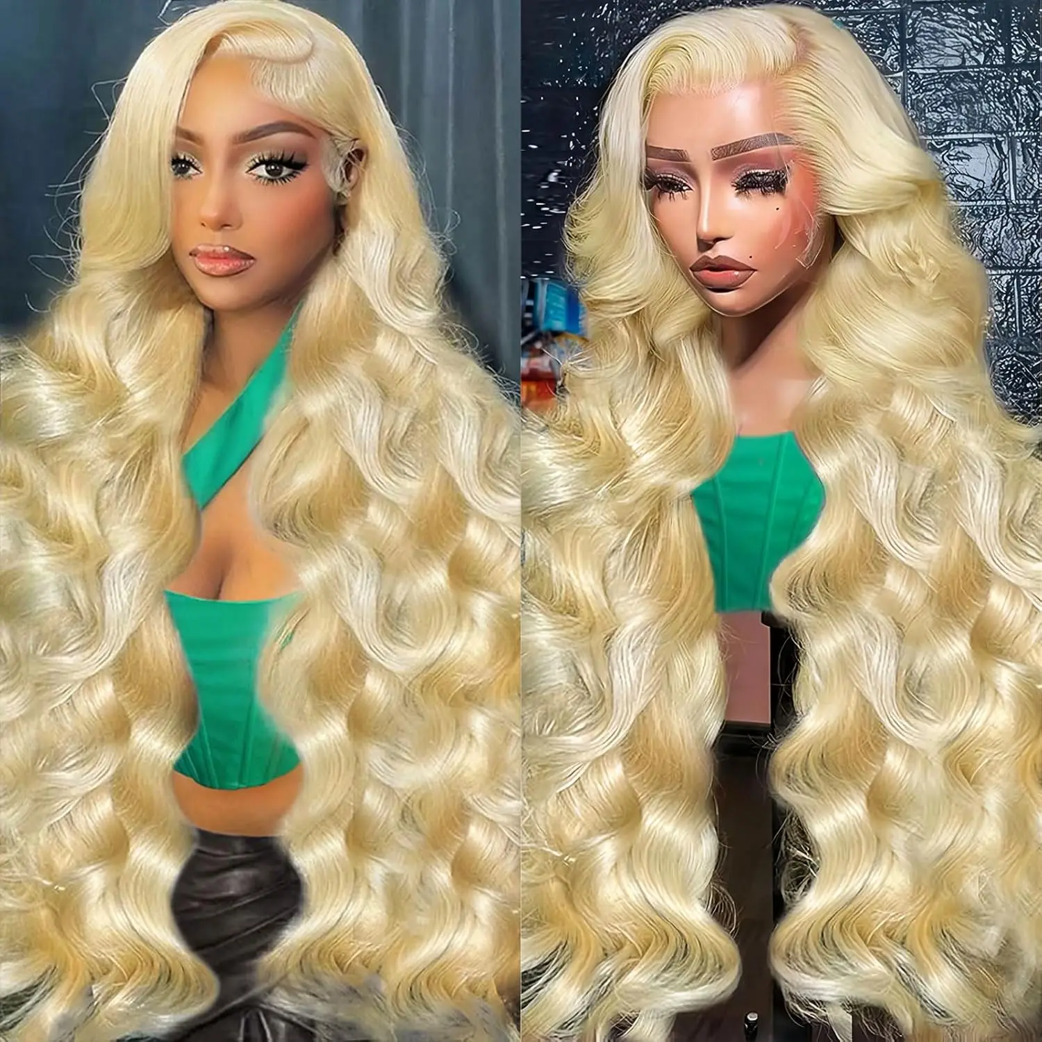 613 13x6 الدانتيل الجبهة الباروكات شعر الإنسان شقراء الجسم موجة الباروكات 613 HD شفافة الدانتيل الباروكات الأمامية شعر الإنسان قبل قطعها للنساء #3