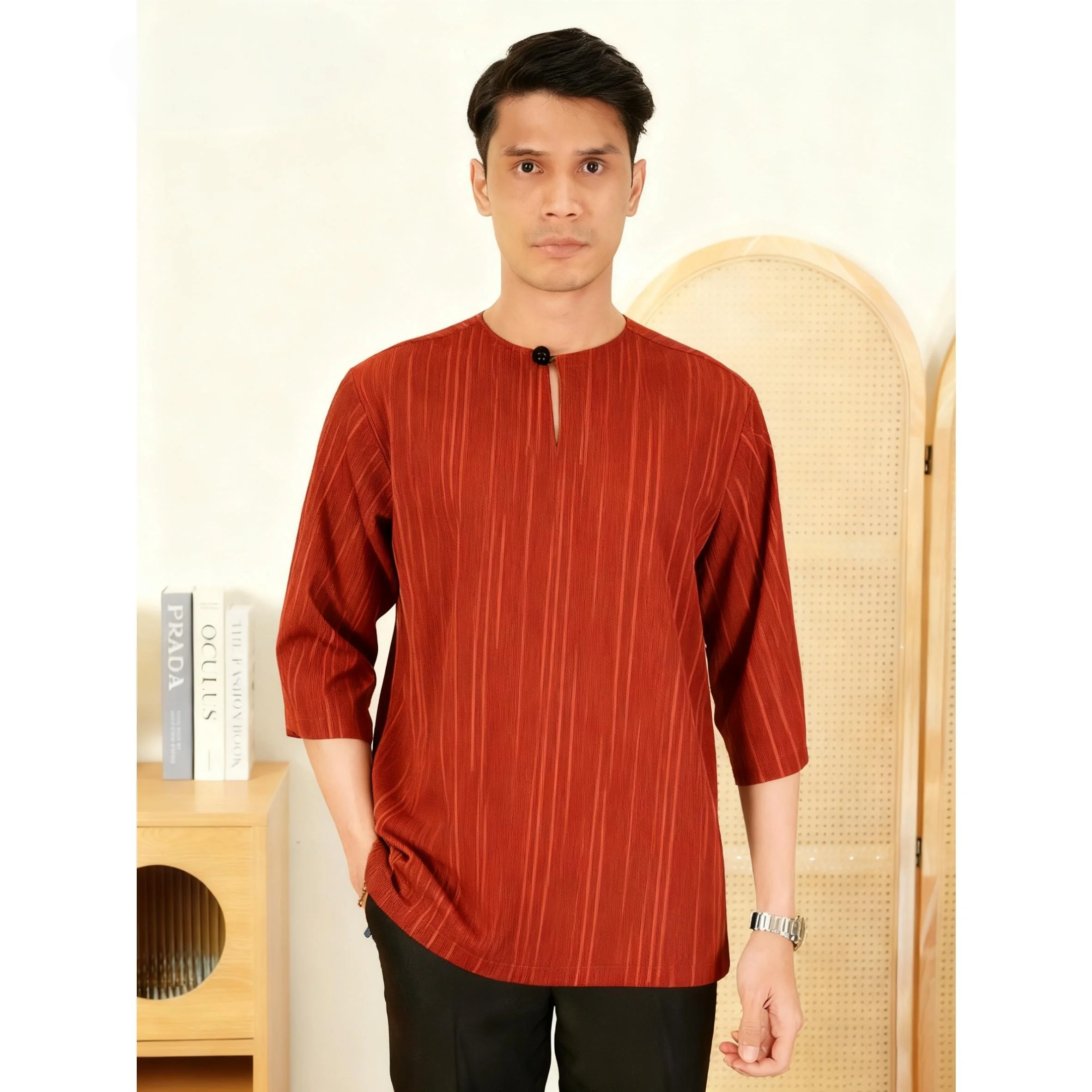 تي شيرت إسلامي بأكمام قصيرة عباية أمان جوبا باكستان مسلم المملكة العربية السعودية جلابة روبا أرابي دي كاميسا رجالي Muçulmano #3