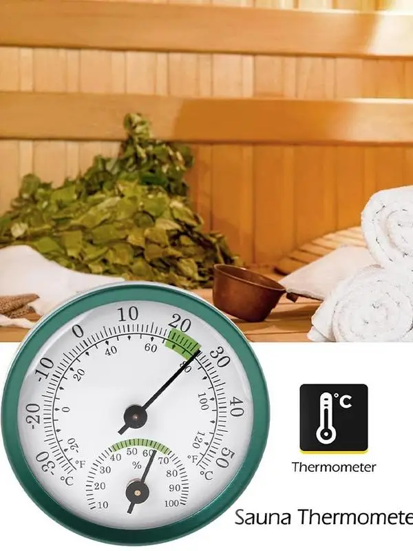 Indoor Humidity Monitor Double Pointer Hygrometer Outdoor Indoor Humidity Monitor For Humidors Greenhouse Garden Cellar Closet