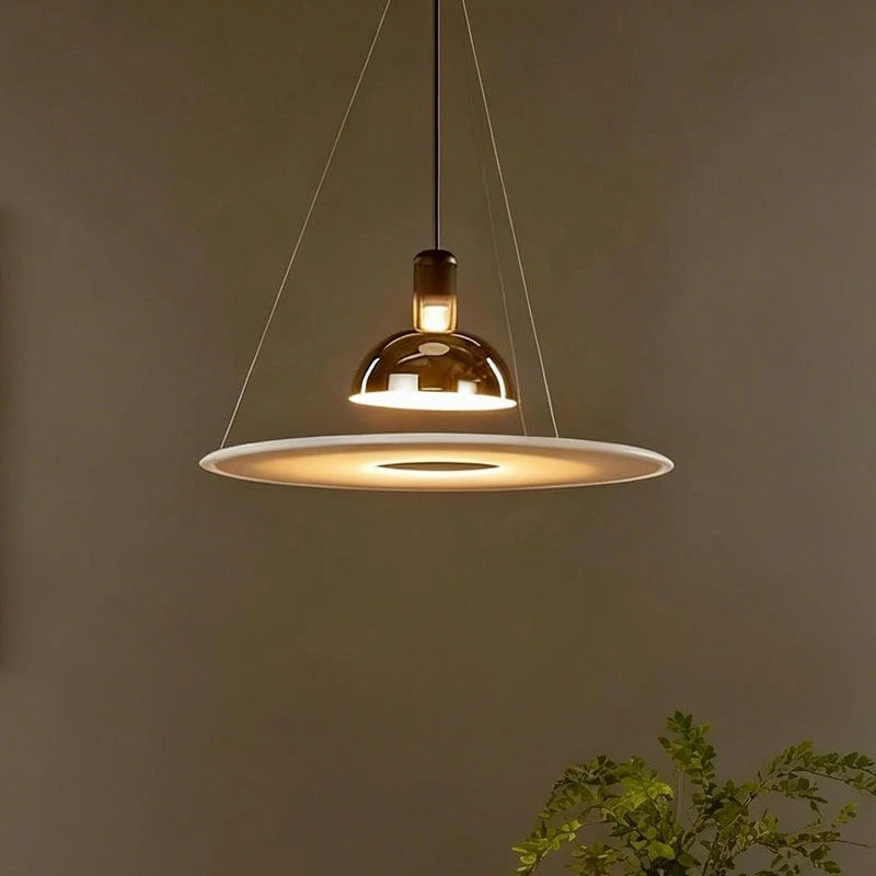 Restaurant Flying Saucer Chandelier Modern Minimalist Designer Dining Table Minimalist Light
