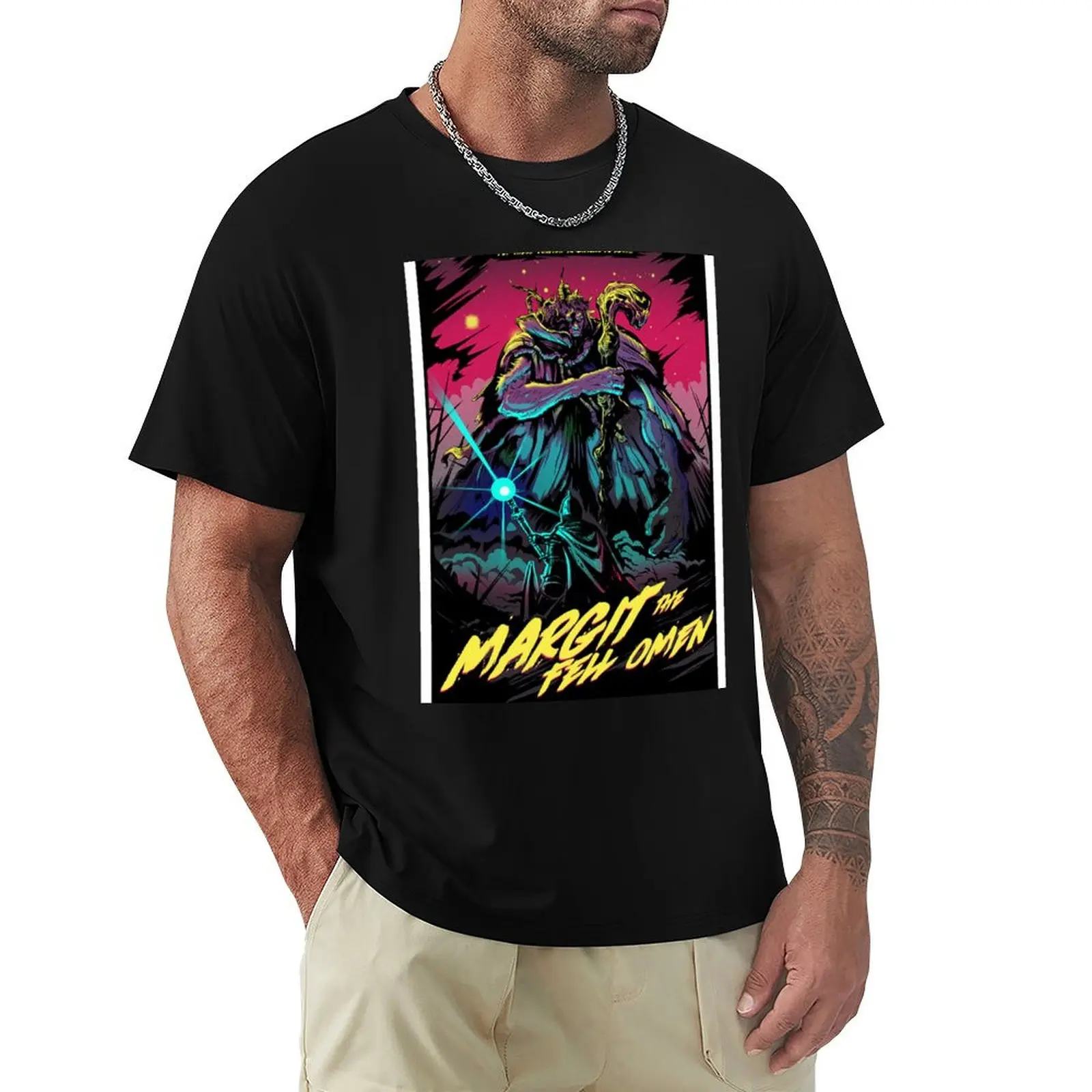 

Margit The Fell Omen T-Shirt Big and Tall Solid Color T-Shirt