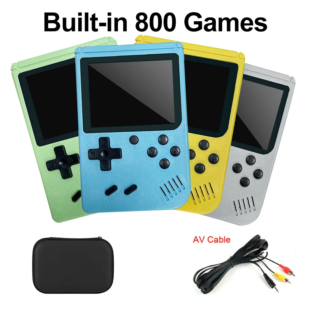 2023 New Mini Handheld Retro portable Video Game Console Built-in 800 Classic Games Gameboy Gifts Children's Gifts multifunction