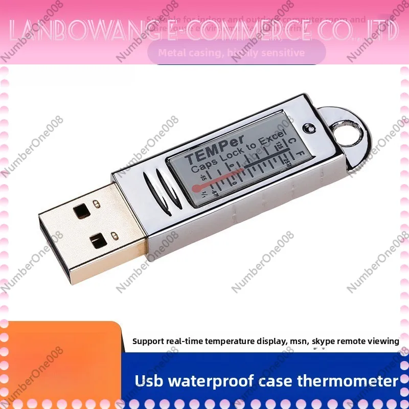 TEMPer Gold USB Thermometer Upper Lower Limit Temperature Alarm Measurement Control Indoor Warehouse Environmental Monitoring