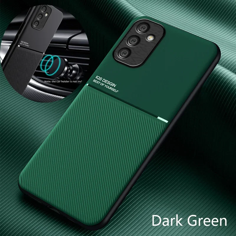 For Samsung Galaxy A17 A07 A14 A16 A05S A15 A12 A06 A13 4G 5G Soft Phone Case Built-in Metal Plate Lens Protection Cover Cases