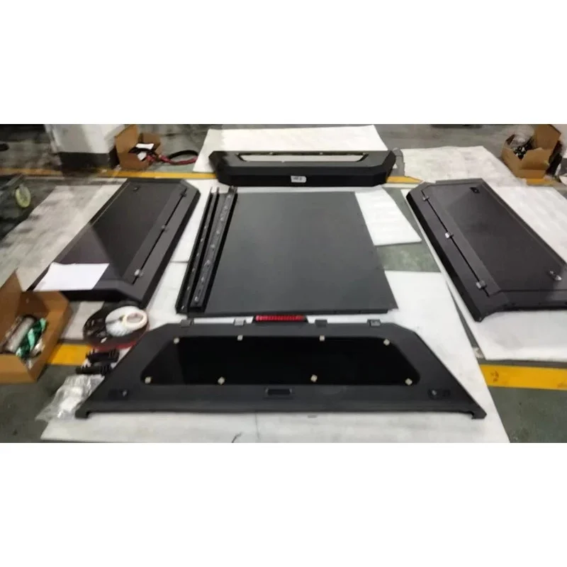 أعلى جودة مصنع مخصص صالح نشمر مقاوم للماء مكافحة سرقة سبائك الألومنيوم غطاء تونيو ل هايلكس تندرا شاحنة بيك اب السرير شاحنة #1