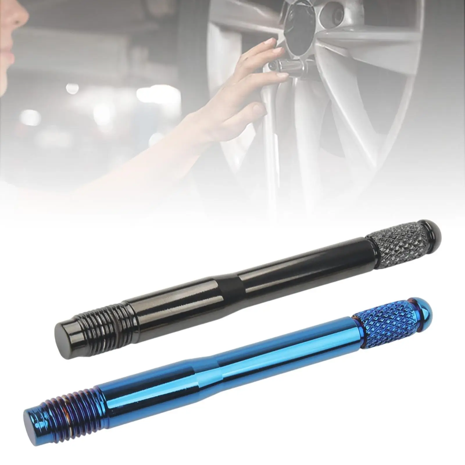 

Car Tire Positioning Pin, Mount Retaining Automotive Accessory, Easy to Use Wheel Fitting Removal, Alignment Tool