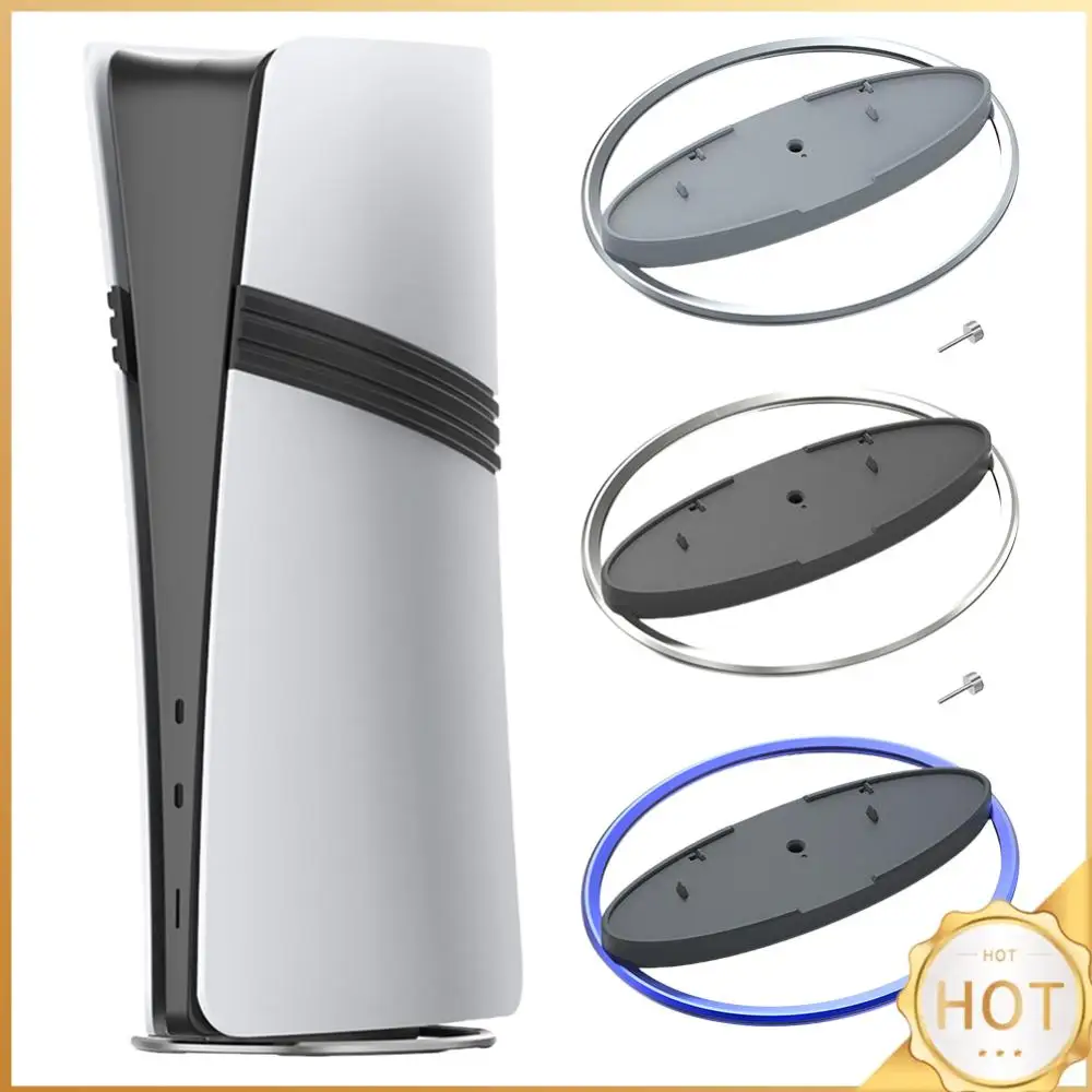 

Портативная металлическая вертикальная подставка для игровой консоли, противоскользящая основа-держатель, замена подставки для PS5 Pro/PS5 Slim/PS5 Console