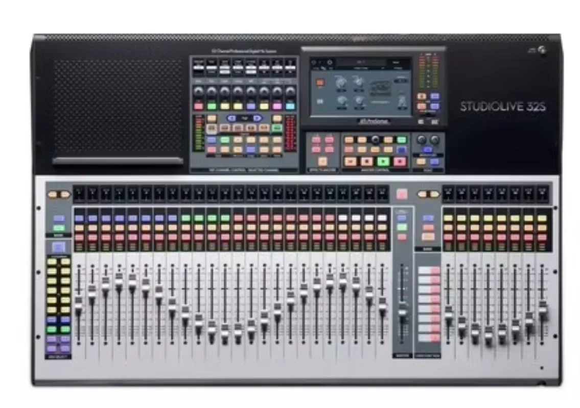 16 The digital recording and mixing console is suitable for live sound production of touring audio systems