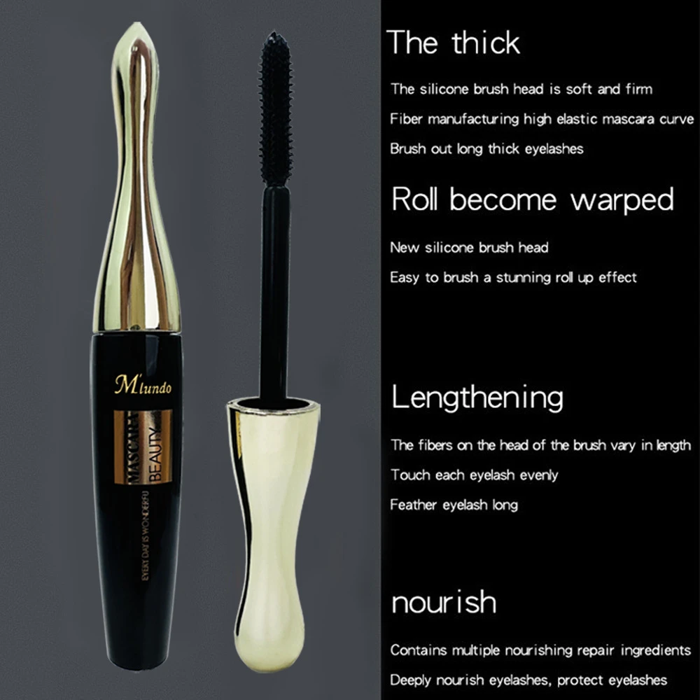 1/3/5PCS Electric Eye Mascara Brush Head Durable Stereotypes 4d Mascara Mascara Not Easy To Faint Mascara Waterproof