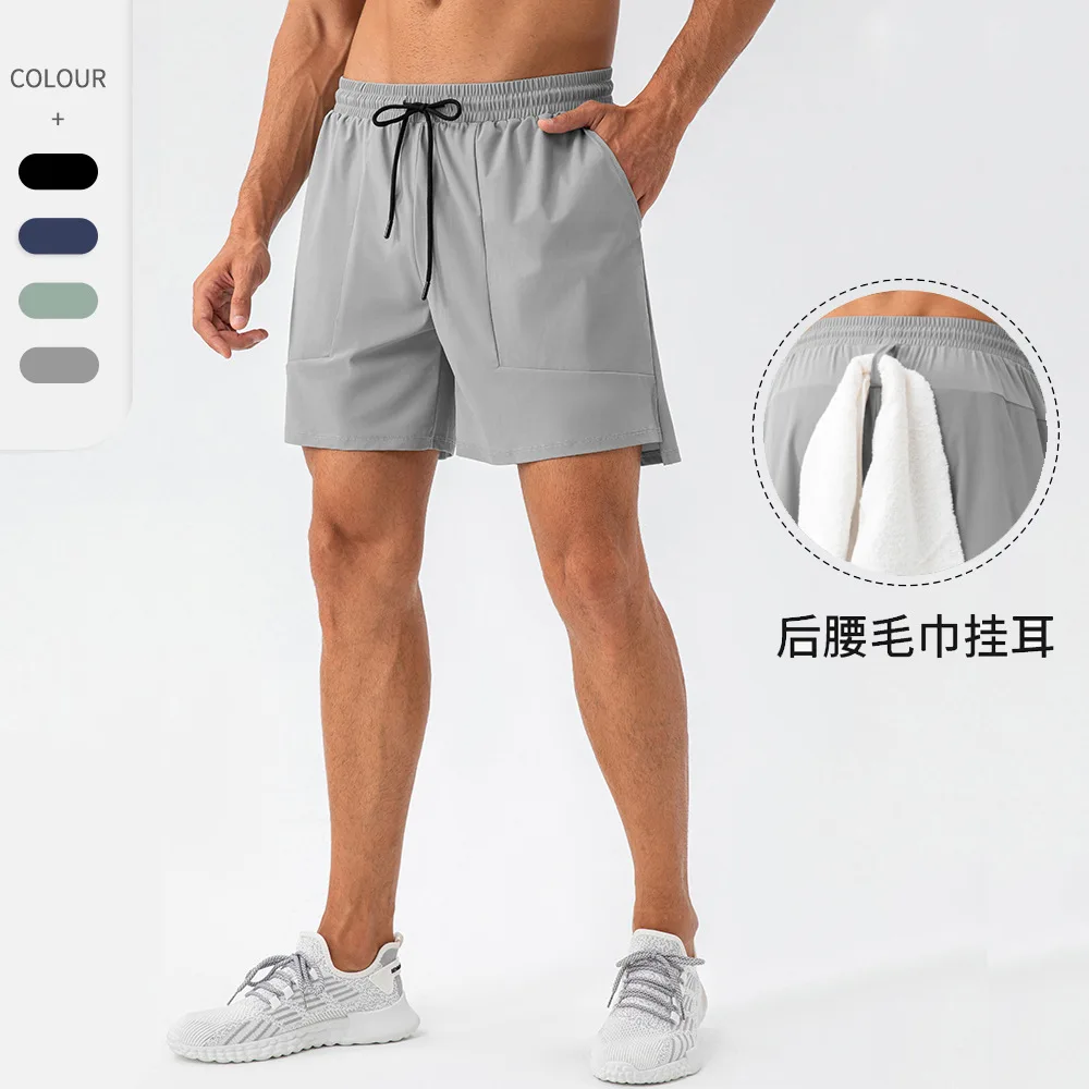 

2024 Men's Summer Nylon Cool feeling Sports Shorts,Loose fitting Breathable Outdoor Quick Drying Fitness Training Running shorts