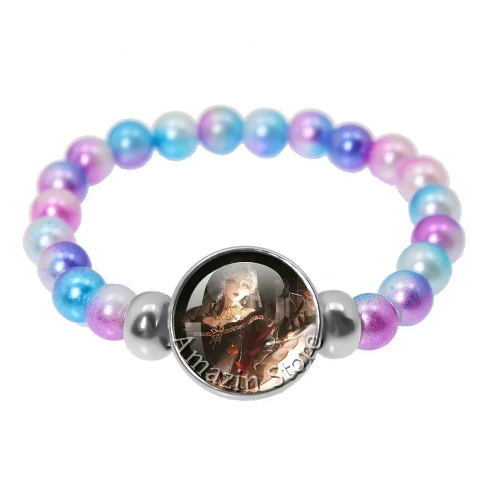 18mm Colorful Bracelet  New Style Game Identity V Bloody Queen Glass Bracelet Jewelry Cartoon For Fans Gift JD023