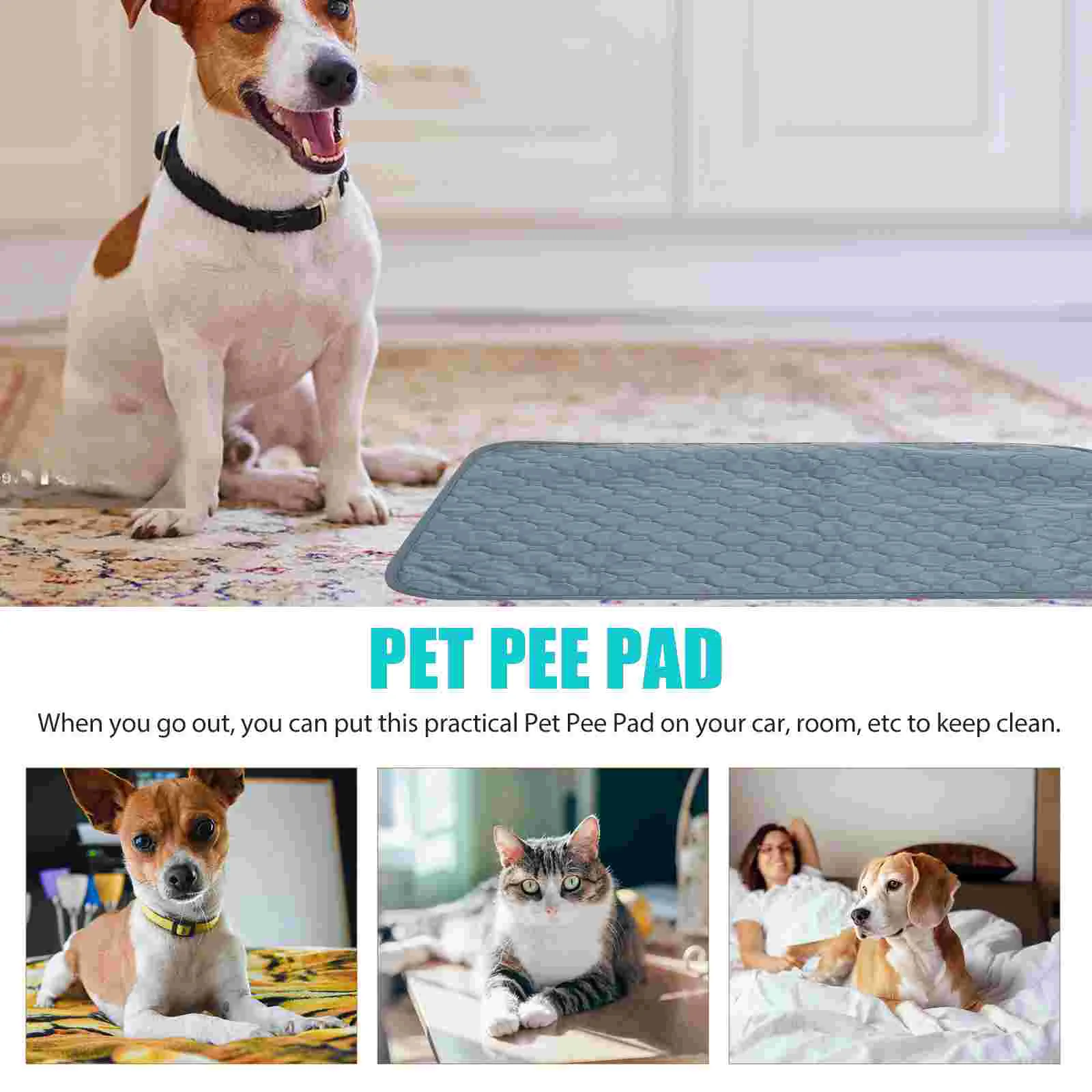 Summer Cool Cushion Muli-function Pet Pad Anti-slip Indoor Pet Cushion Dog Urine Pad Pet Supplies (Size S)