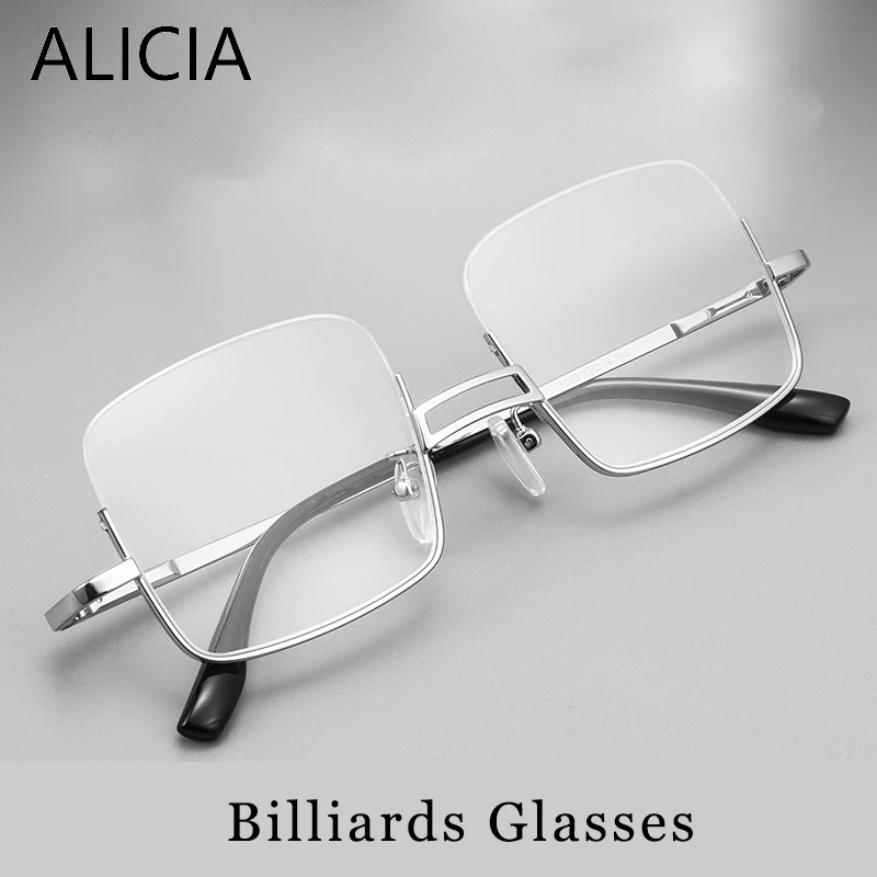 

Очки ALICIA Special для игры в бильярд, мужские безрамные очки высокой четкости, ультралегкие, из чистого титана, с диоптриями