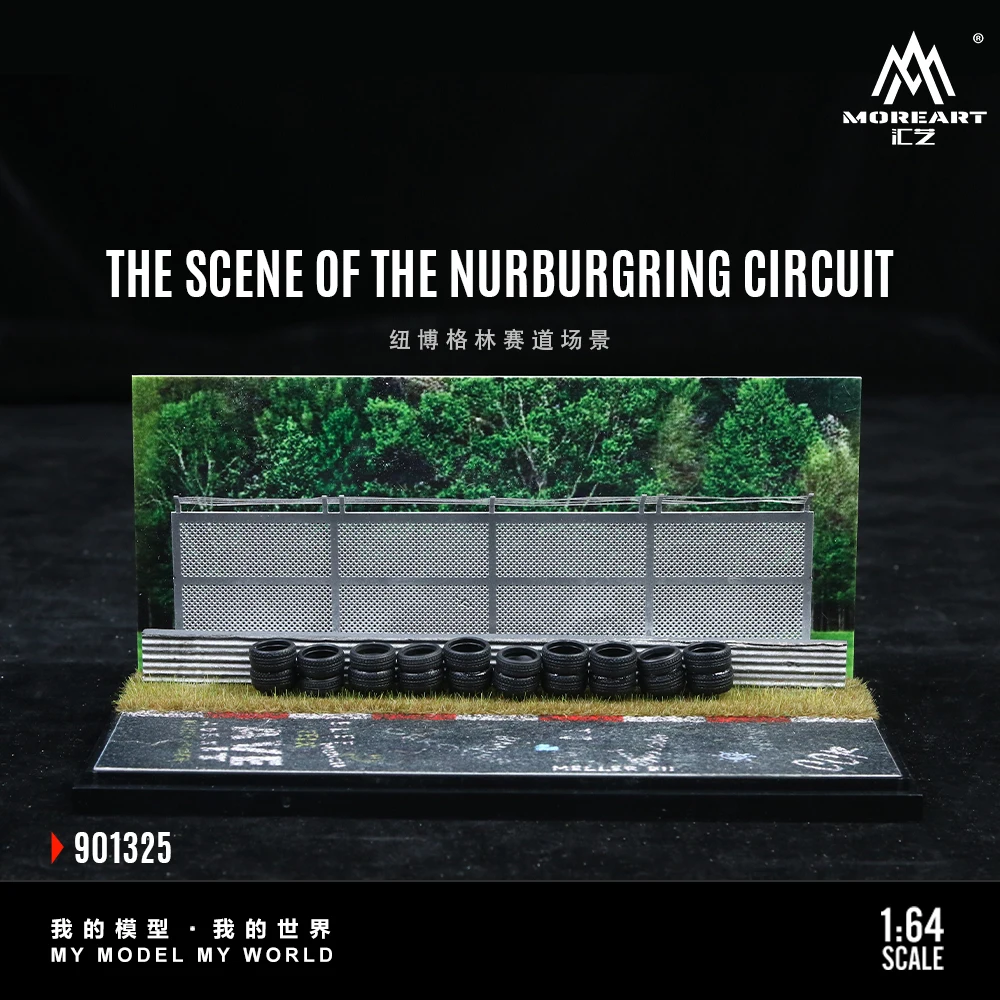 

*Pre-order*More Art 1:64 Track Scene Model,Parking Lot Diorama For Display&Collection&Gift