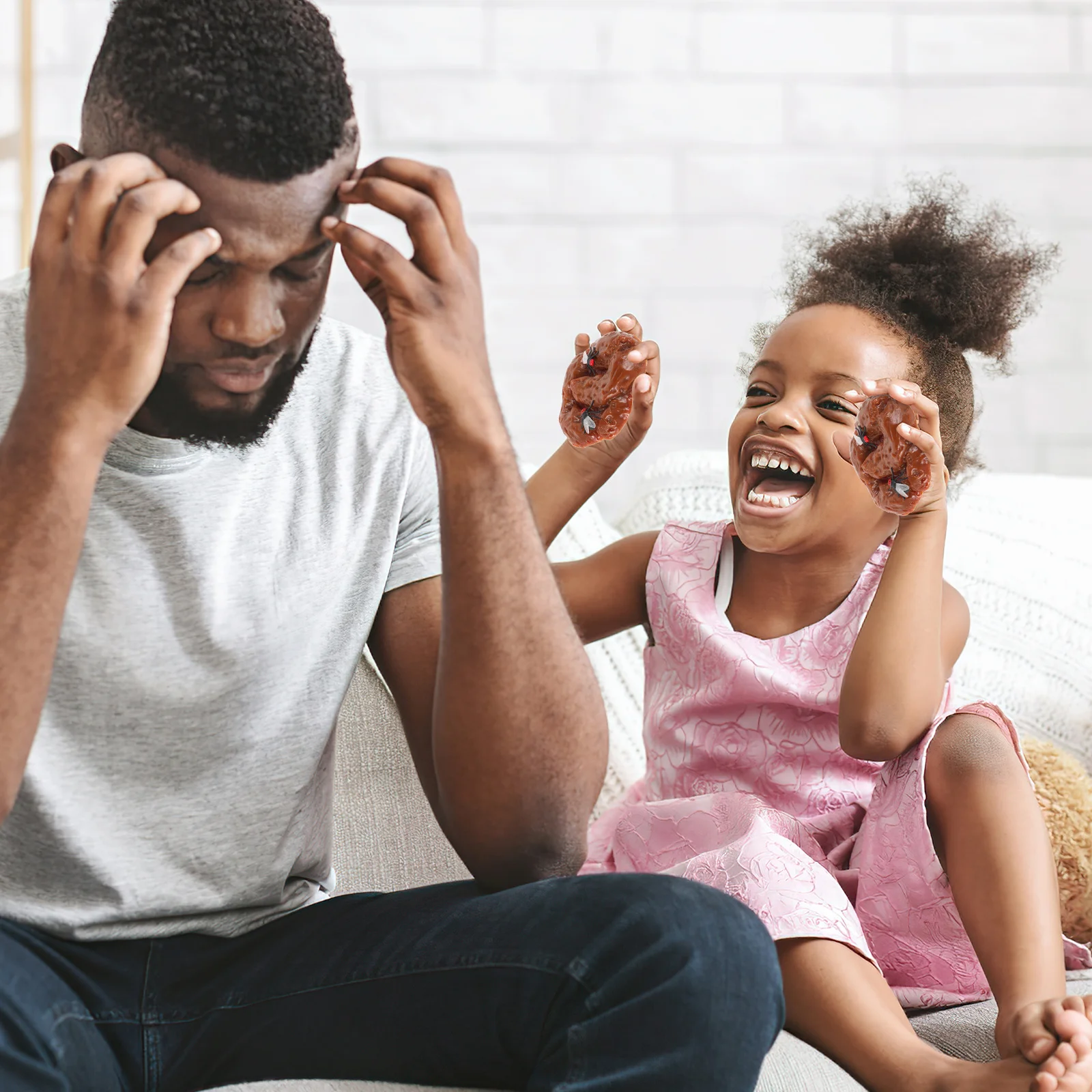 1 مجموعة نابض بالحياة أنبوب الدعائم محاكاة أنبوب المزحة هالوين حزب الحسنات واقعية Tpr PVC ليس من السهل تمزيق أنبوب وهمية واقعية #6