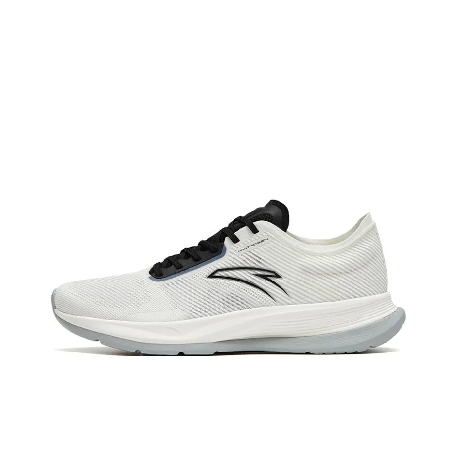 

Anta Hydrogen Run V Textile, TPU Slip Resistant Abrasion Resistant Low top Running Shoes Men's White Gray 112325540-4