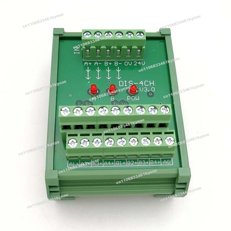 Pulse Divider for DIS-4CH Encoder 1 in 4 Out, External Power Supply 5V Optional Differential Signal Expansion