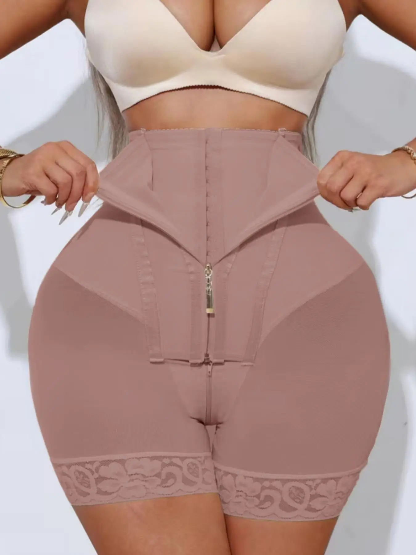 High Compression Fajas Colombianas Shapewear Shorts Tummy Control Butt Lift Slimming Support Body Shaper for Women