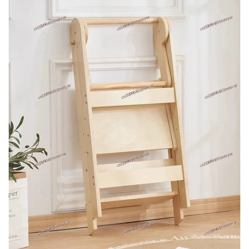 

Learning Tower Washing Table Foot Stool Children's Washing Stool Armrest Hand Washing Step Foldable