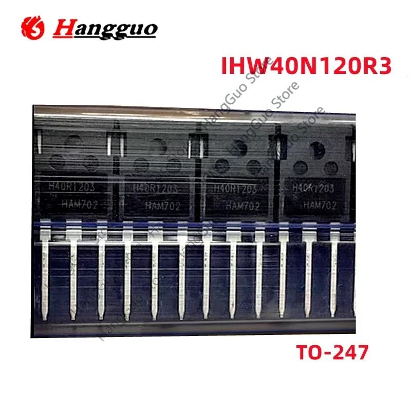 

10 шт./лот Оригинальный IHW40N120R3 H40R1203 TO-247 40A1200V для сварочного аппарата, преобразователя частоты, IGBT, одиночная трубка