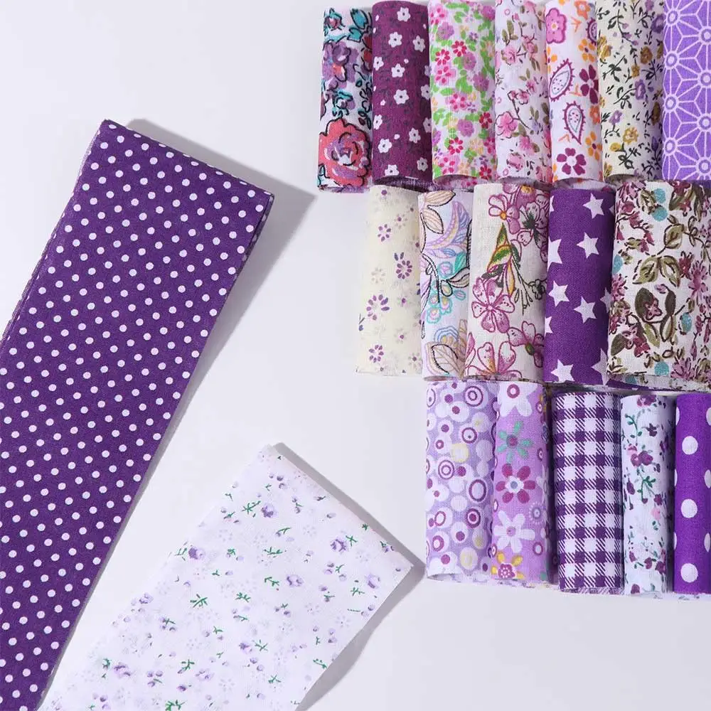 

40PCS Jelly Roll Floral Cotton Fabric Colorful Printed Quilting Strips Patchwork Fabric 6.5CM DIY Sewing Material Fabric Sewing