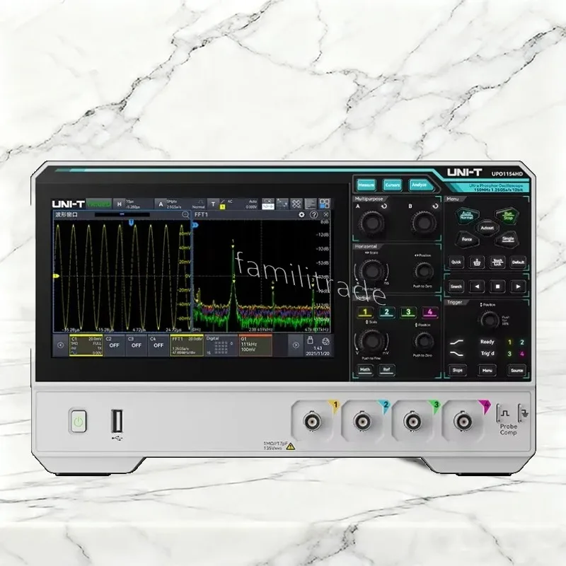 1PC NEW UNI-T UPO1154HD UPO1152HD  UPO1000HD 150MHz Bandwidth High-resolution Oscilloscope  In Stock Original Box#familitrade