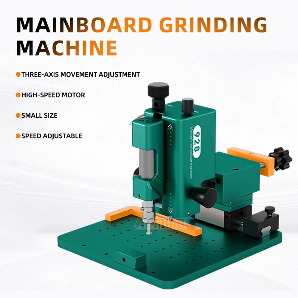 Phone Motherboard Repair Tool:TBK928 Multi functional Chip Positioning Polishing Machine Screen IC Polishing 