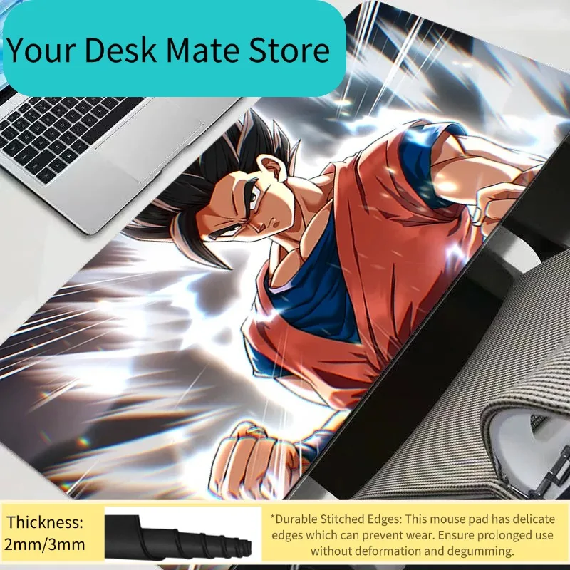 

Mouse Pad Rubber Table Large Gamer Xxl Desk Mat Computer Keyboard Gaming Accessories Carpet DBZ Dragon Ball Z Mousepad