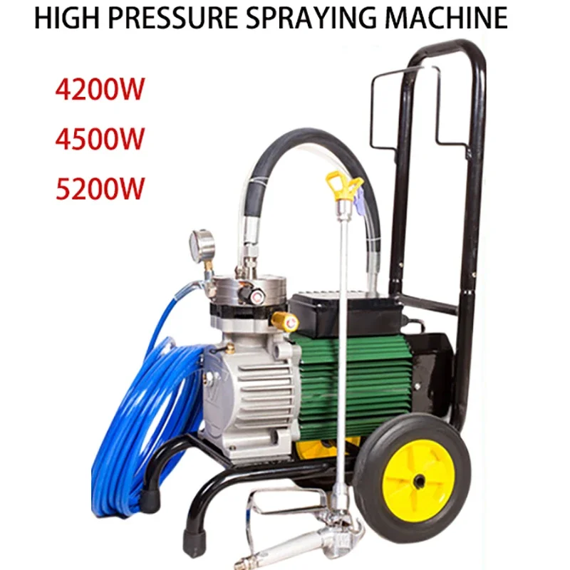 Airless Sprayer Electric Paint Spraying Machine 5200W Multi-Purpose Painting Tool Home Improvement Equipment High-Pressure